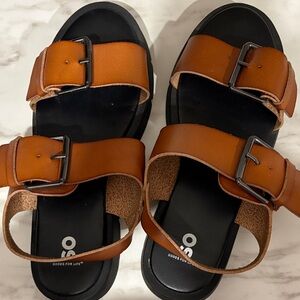 SO Women's Sandals - Brown and Black